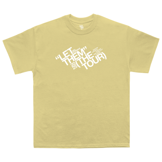 Let Them Tour Yellow Tee